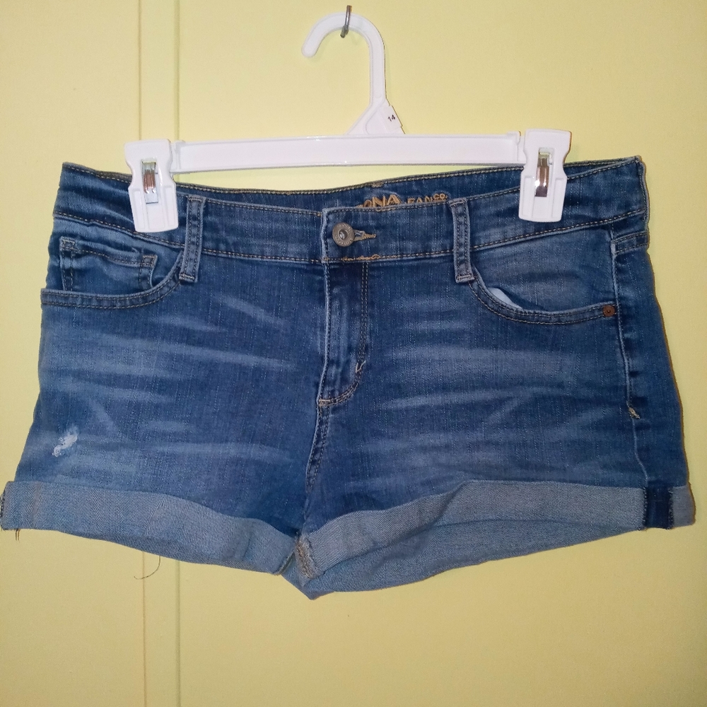 Denim shorts